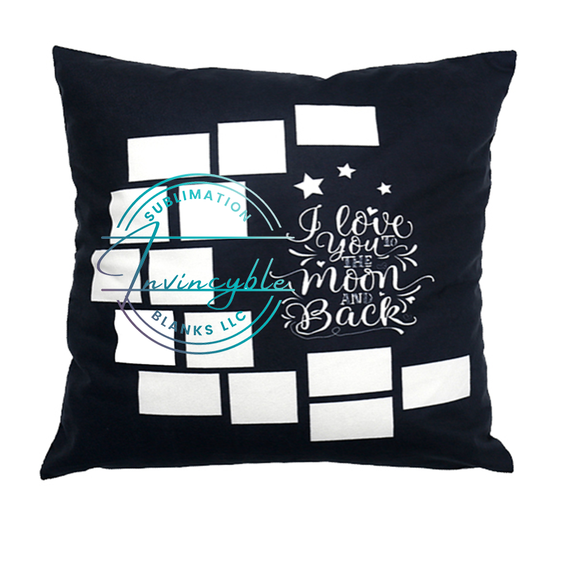 Moon & Back Pillow Cover